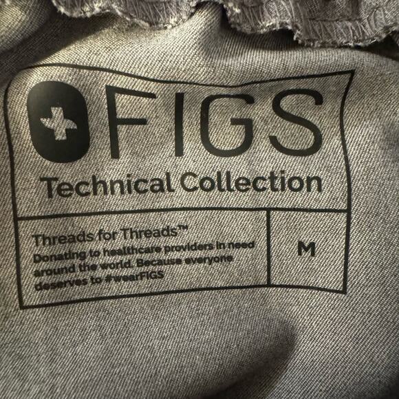 Figs Technical Collection Women Scrub Pant Gray Size Medium - Picture 8 of 10